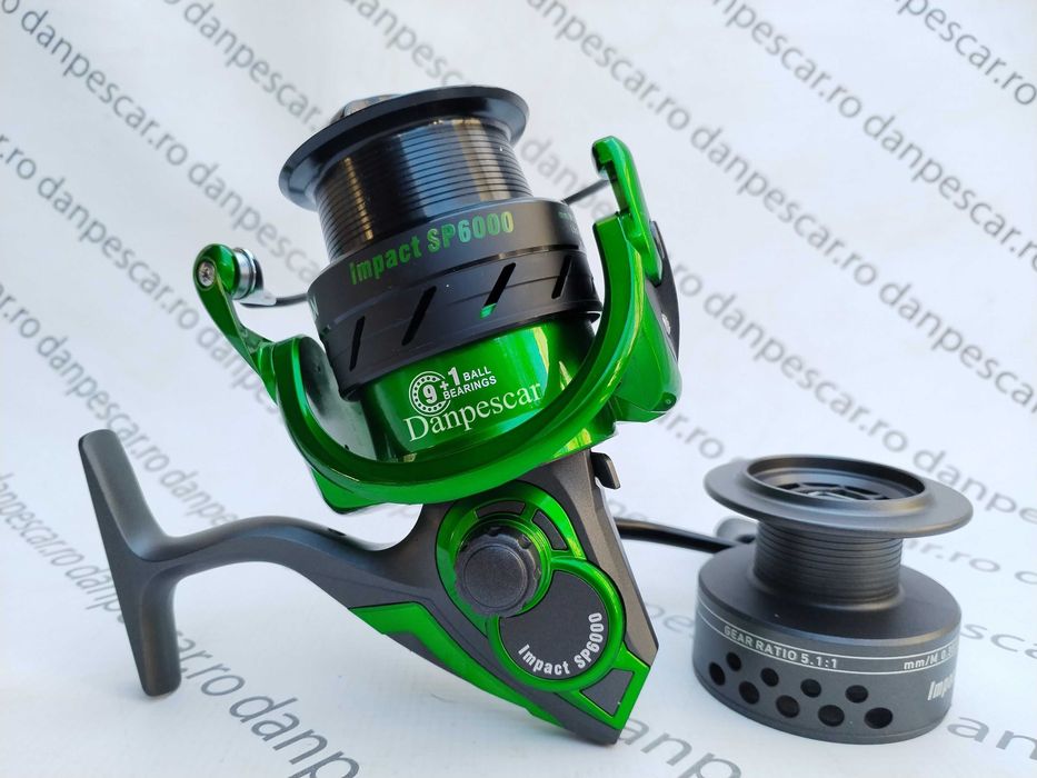 Mulineta Feeder Robinhan IMPACT SP6000 tambur long cast 10 rulmenti