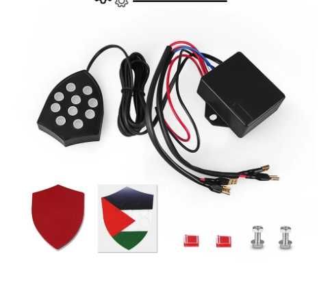 Claxon/Modulator cu 10 sunete 12/24v