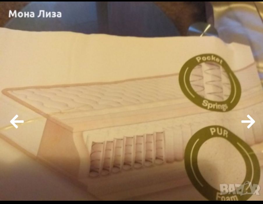 Легло с Матрак Astrea Ortho калъф и подматрачна рамка