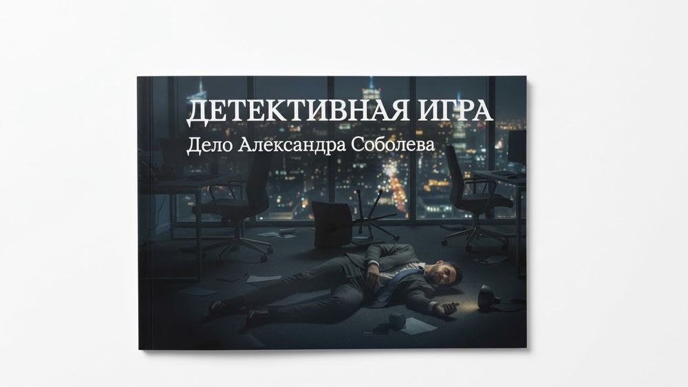 Продам детективную игру-квест «Дело Александра Соболева»