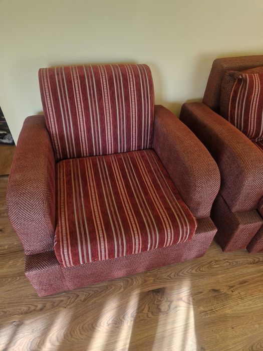 Разтегателен диван с фотьойл