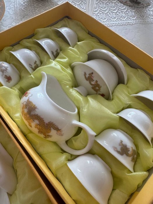 Чайный столик (чабань) + набор для чайной церемонии