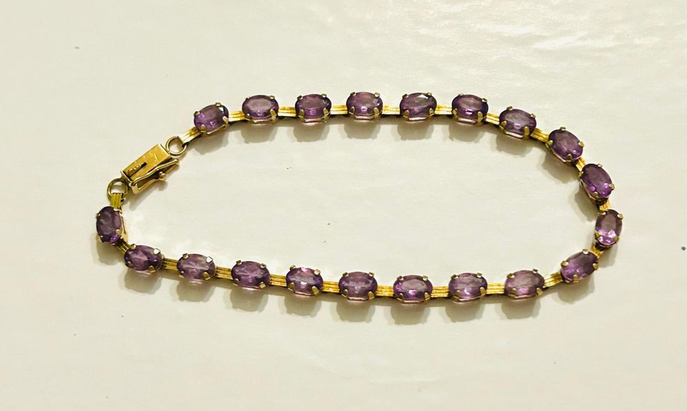 Brățară din aur cu ametiste