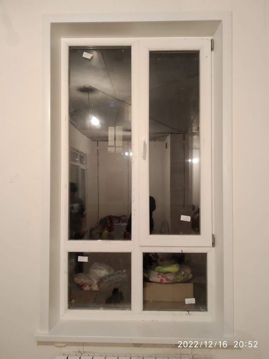 Установка откосов Пластик