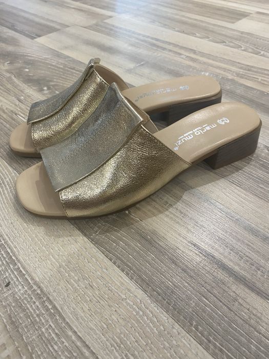 Дамски чехли естествена кожа