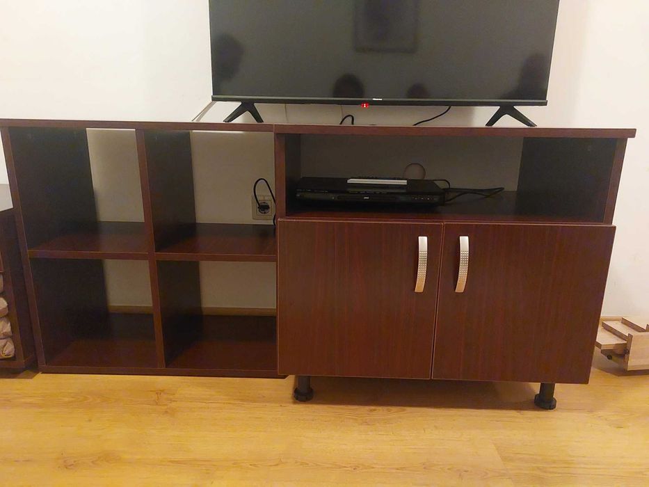 Тв шкаф и етажерка венге
