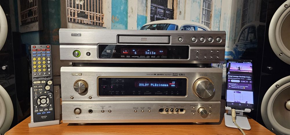 Denon AVR 1803 amplificator statie receiver sau DVD 2910 CD SACD MP3