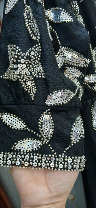 Вечерние платье мелкий бисер