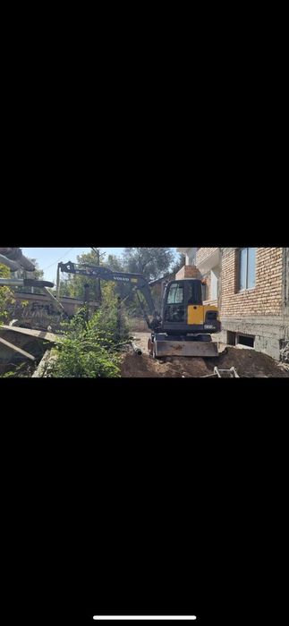 Мини эксковатор услуги