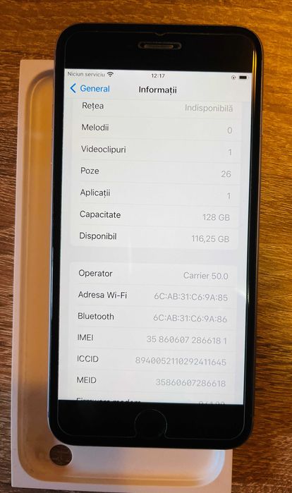 Stare impecabila,fara defecte tehnice sau estetice,128 gb