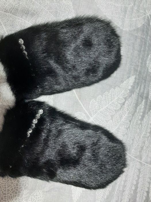 Варежки меховые натуральные