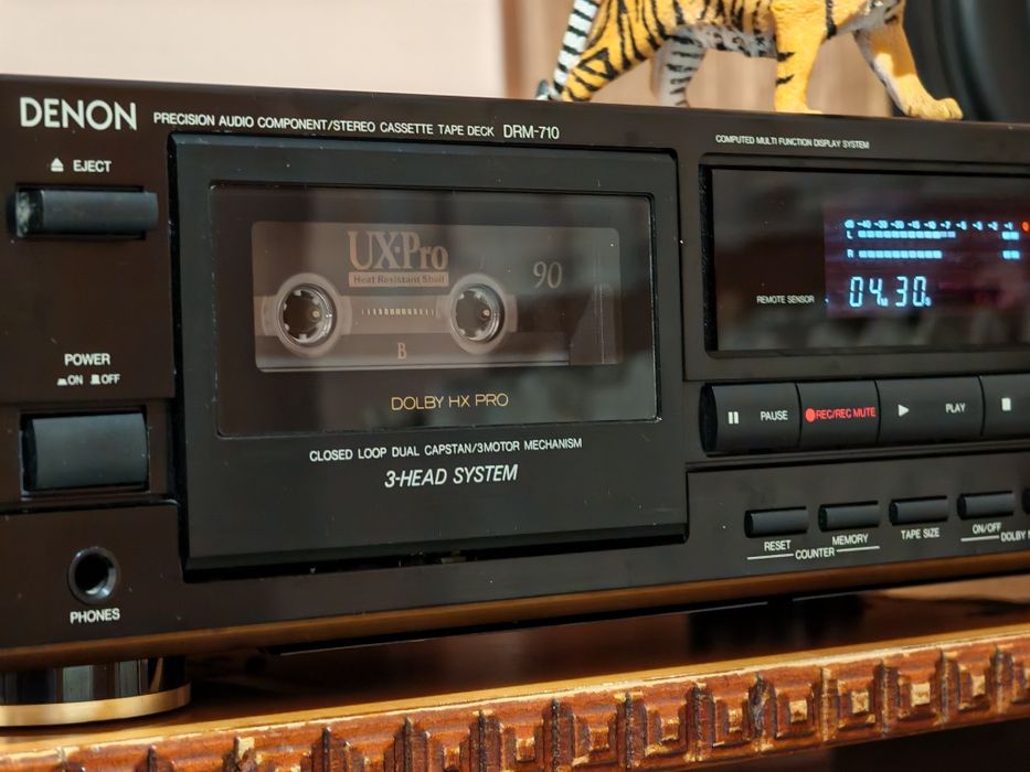 Denon DRM-710. Tape deck 3 Head. Ca nou. Preț fix !
