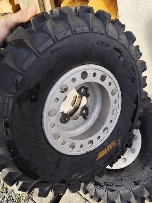 Set jante beadlock dublu+ anvelope(ltr,ltz,yfz, raptor,trx)