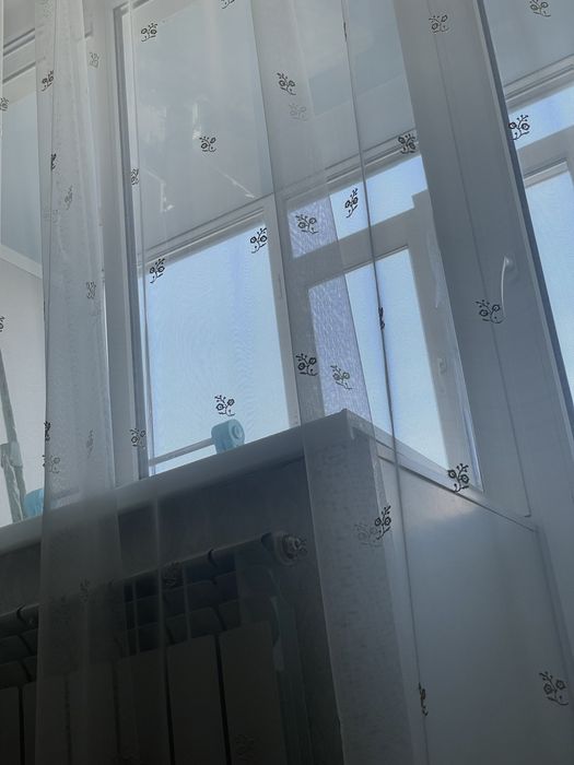 Продам б/у Тюль. Цвет Айвори.