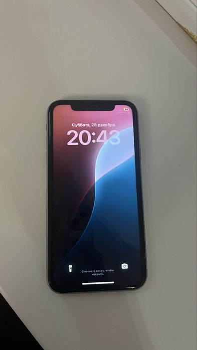 Iphone 11,в бирюзовом цвете