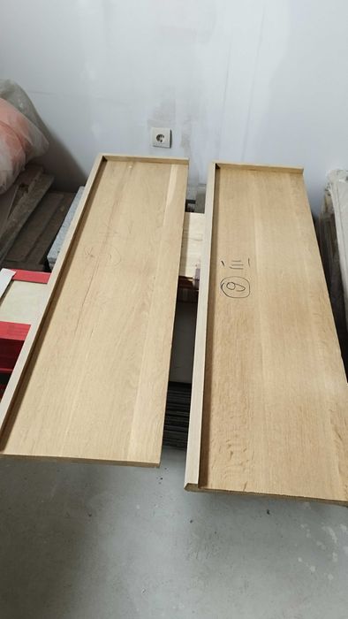 Дъбов плот - дъбови стъпала 5бр 118,5/ 34/ 2 избелен дъб