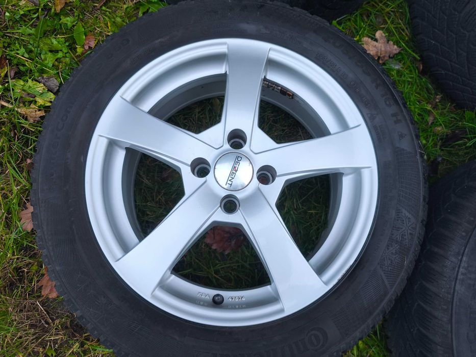 Roti aliaj Dezent / Dacia 4 x 10 / anvelope Continental 205/55/R16 M+S