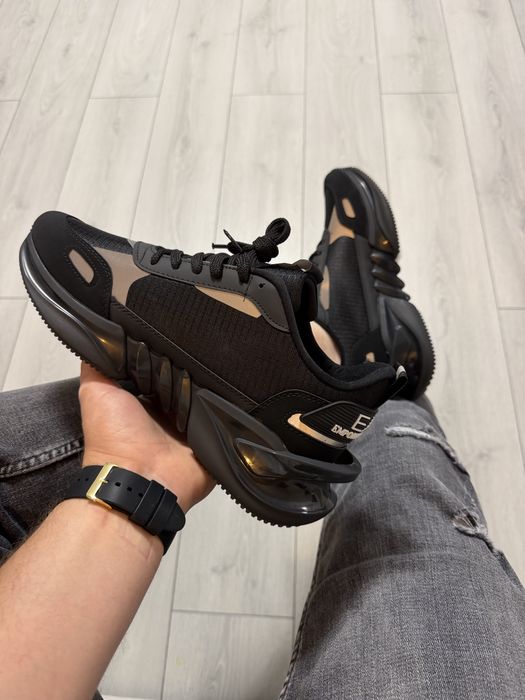 Adidasi Barbati EA7 Negru & Alb Silicon!