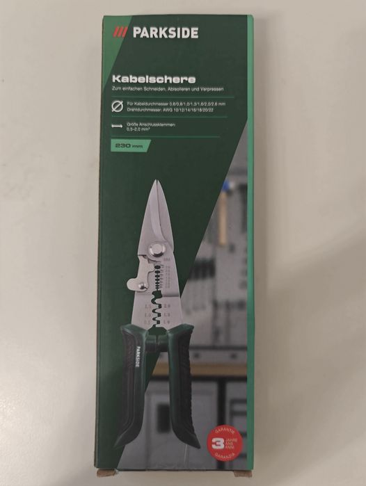 Cleste PREMIUM PARKSIDE multifunctional pentru taiere, preizolare si o