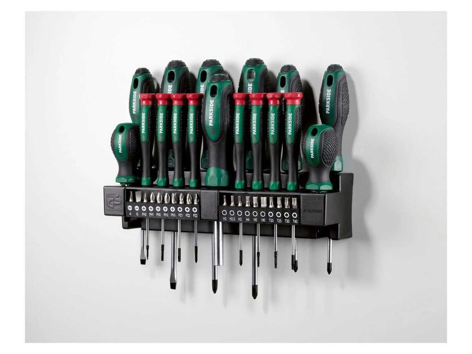 PARKSIDE комплект накрайници и отвертки,37 части