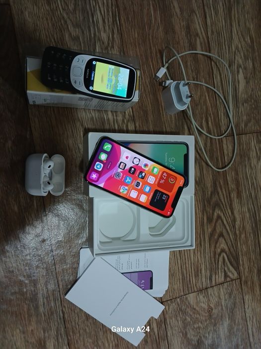 iPhone X white sotiladi karobka dakument full