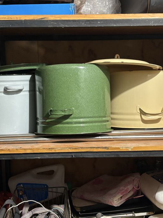 Эмалированная кастрюля б/у