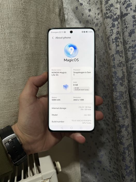 Honor magic 6 lite 256 GB