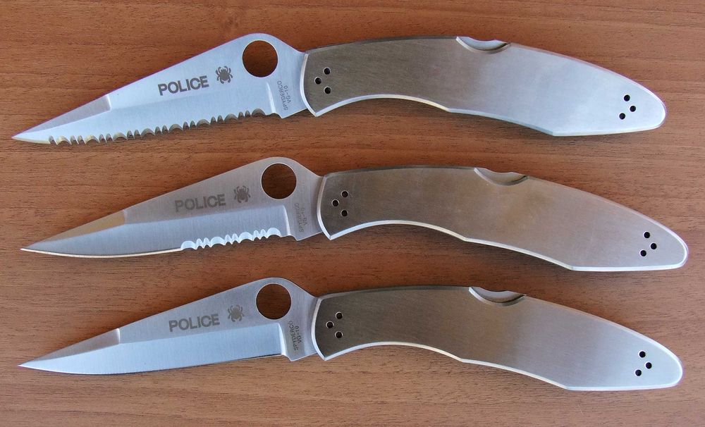 Сгъваем нож Spyderco Police 4