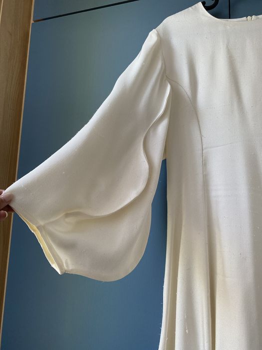 Молочное платье.  Uhh