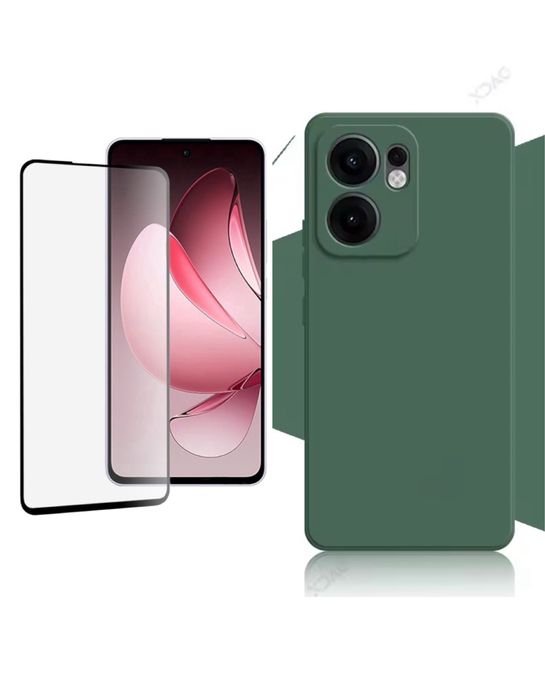 OPPO A40/A60/A80 - Husa X Level Interior Fin si Folie Sticla Full