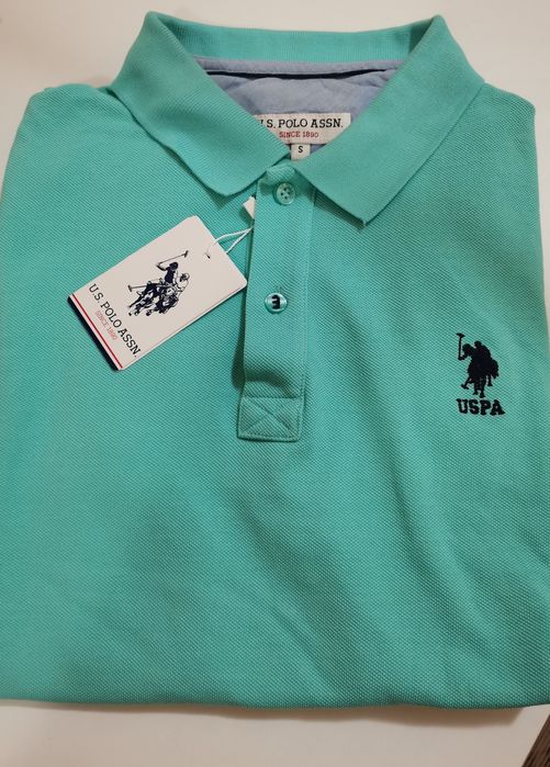 Мъжка тениска  с яка U. S. POLO ASSN.