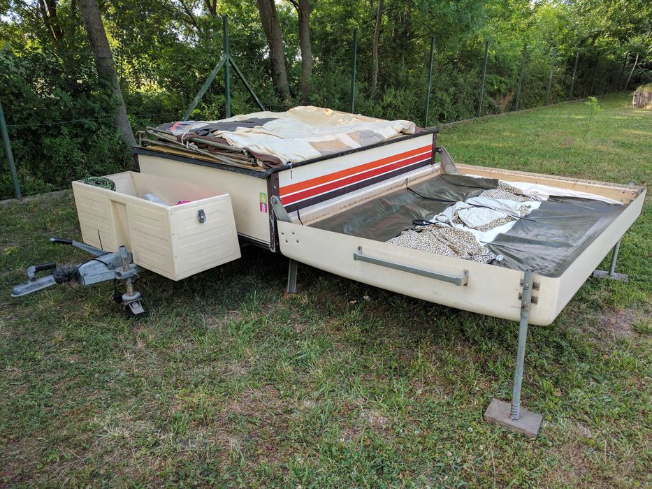 Cort trailer / rulota pliabila Stauferland 4 persoane