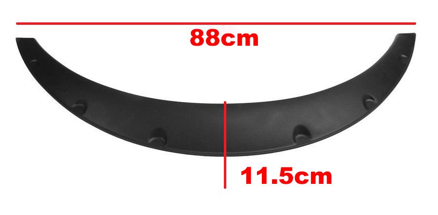Set protectie aripa universal OVERFENDER NEGRU MAT
