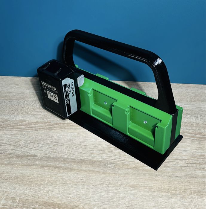 Geanta/ Suport organizare acumulatori Hitachi / Hikoki 18V