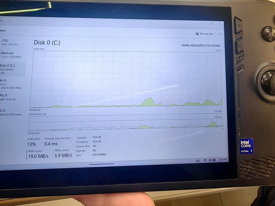 Хб! MSI Claw A1M перфектна + ГАРАНЦИЯ