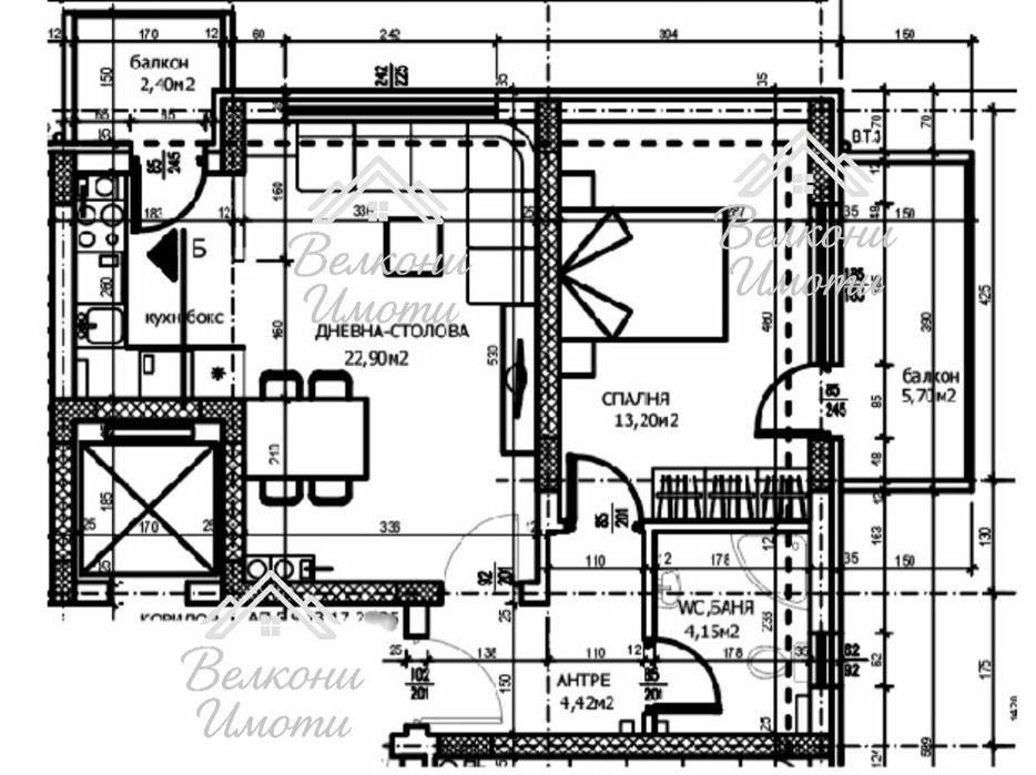 Продава се Двустаен апартамент в Пловдив, Тракия - 76 кв.м за 906 €/кв.м - Снимка #8