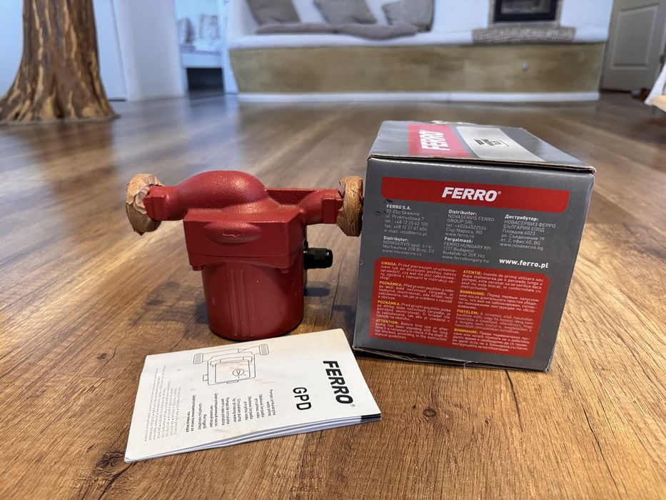 Pompă de circulație Ferro 25-60 / 180 – apă potabilă pompa recirculare