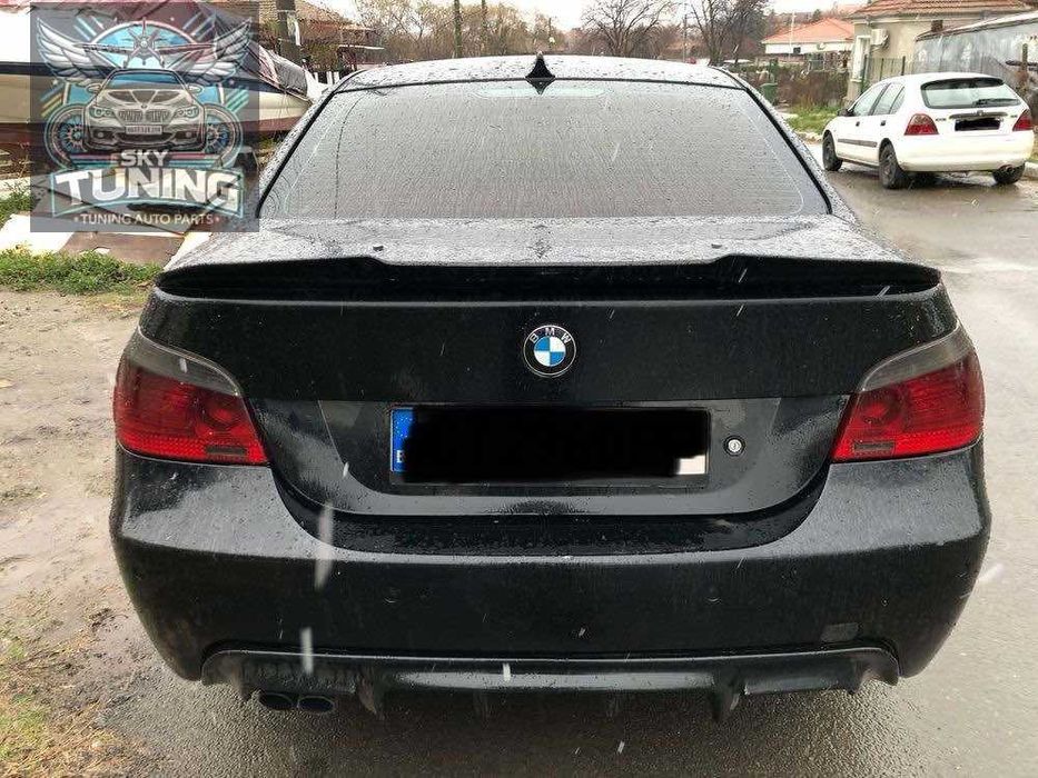Лип спойлер багажник BMW E60 PSM 5 серия Lip spoiler М4 Style ПСМ Е60 БМВ