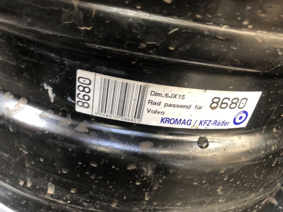 Диски на Вольво R15