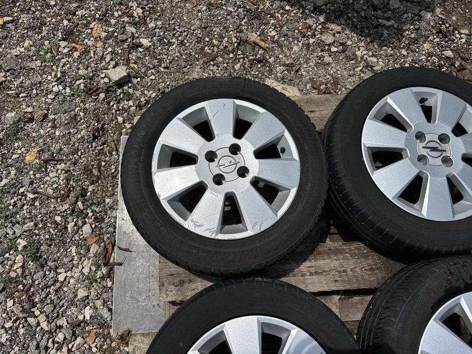 4бр.Алуминиеви джанти 15" 4x100+ГУМИ за Opel Corsa D,E,Chevrolet,Fiat