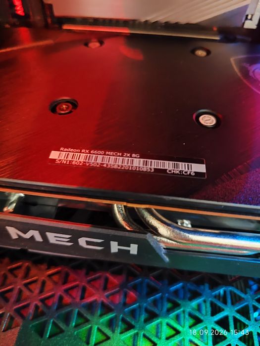 Геймърски i9 9900K, RX 6600 8GB, RAM 16GB DDR4 3600,  SSD 512GB NVME, HDD 1TB