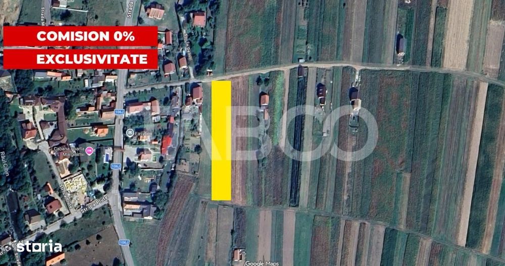 Oportunitate investitie Teren de vanzare 2021 mp Gura Raului Sibiu