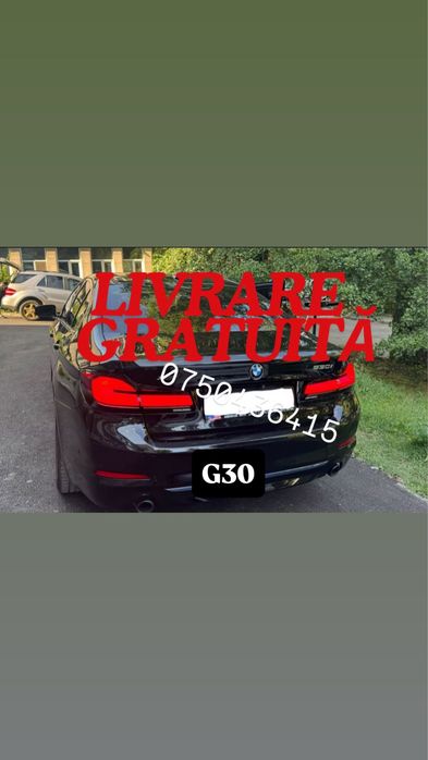 Triple BMW F10 Led Seria 5 Style G30 PlugPlay Fara Erori Stopuri Lampi