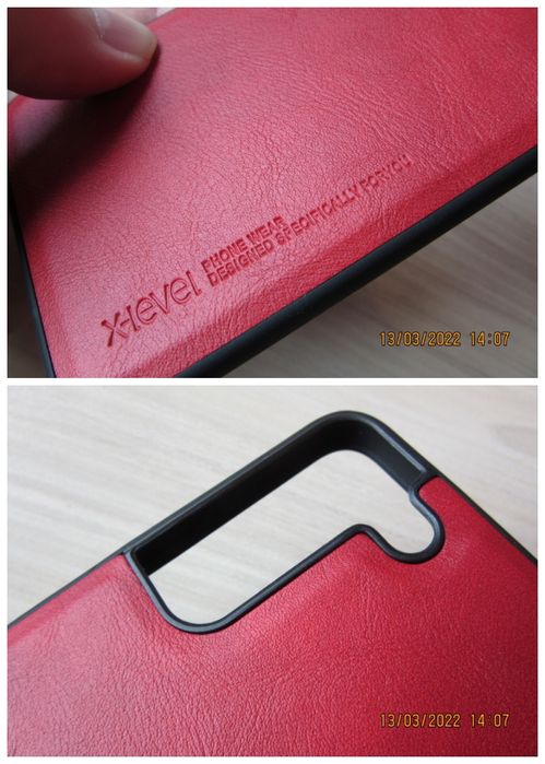 Samsung Galaxy S22 S22+ S21 Ultra S21+ / X-LEVEL Лукс кейс кожен гръб