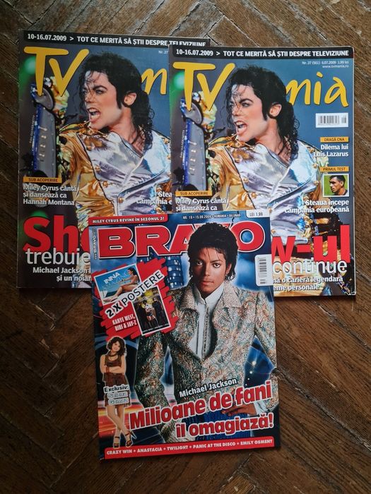 Carti reviste noi Michael Jackson ,colectie ,rare