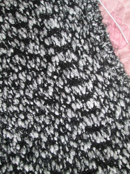 cardigan calduros alb/negru dame 44/L