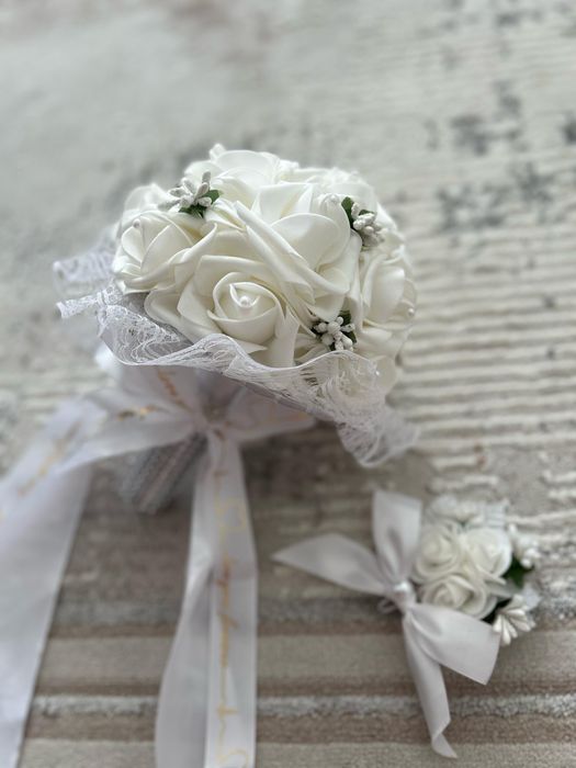 Цветок на свадьбу! Бутонерка