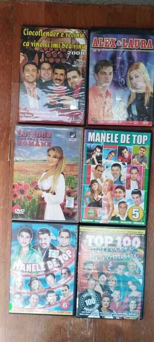 Dvd - uri cu muzica de petrecere și manele