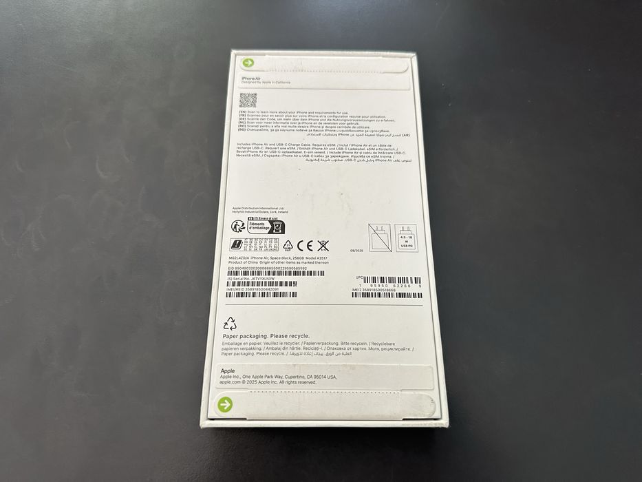 Apple iPhone Air 256GB-НОВ