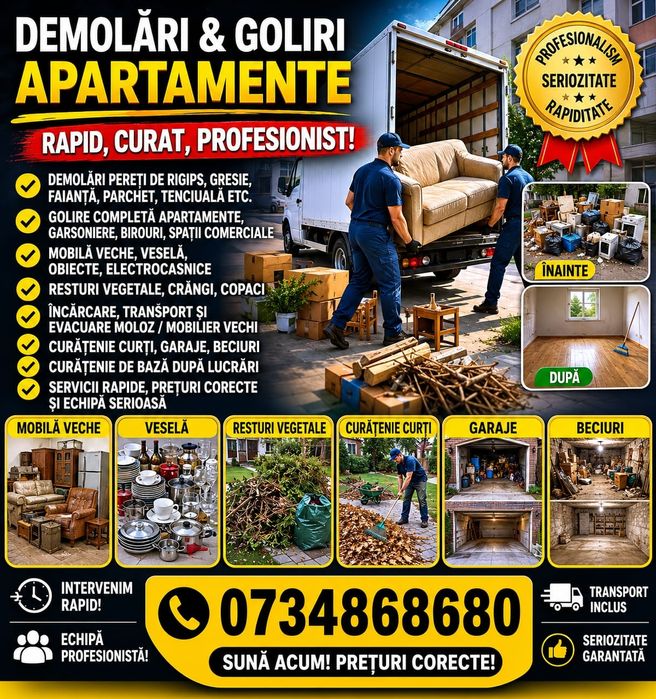 Servicii debarasare-curatenie